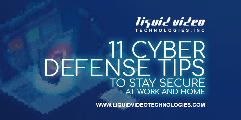 Cybersecurity banner about defense tips