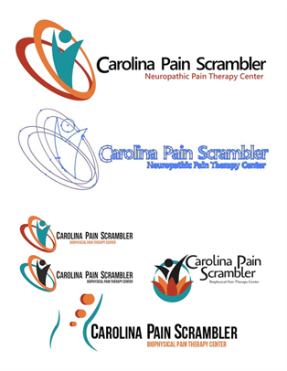 Logo design for a company called Carolina Pain Scrambler