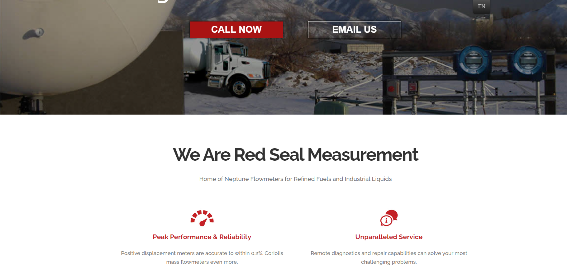 Image of the read seal measurement website