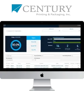 Century Printing & Packaging Desktop Website View, Web Design, Web Development, Branding, SEO, Mojoe.net Greenville SC
